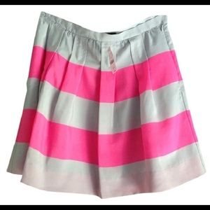 J.Crew wide-stripe mini skirt